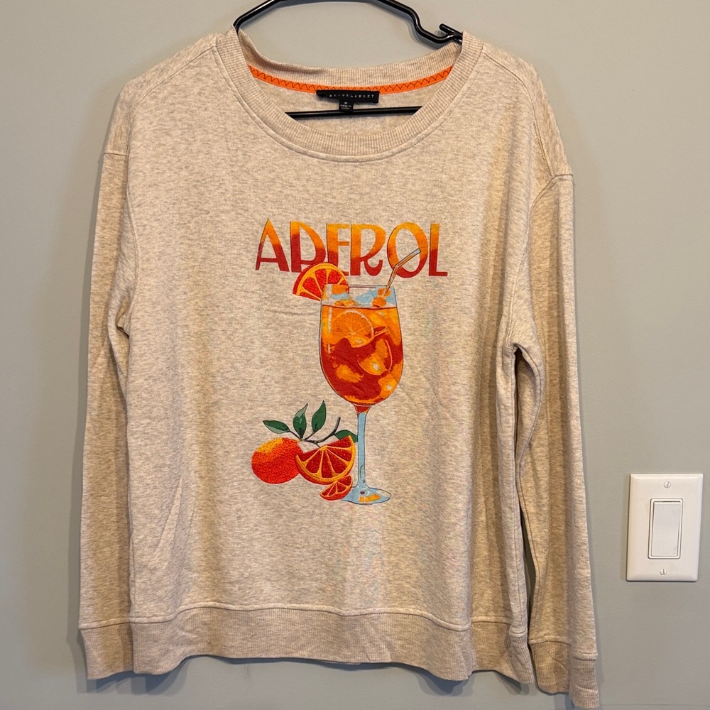 Beige Aperol Sprtiz Crewneck